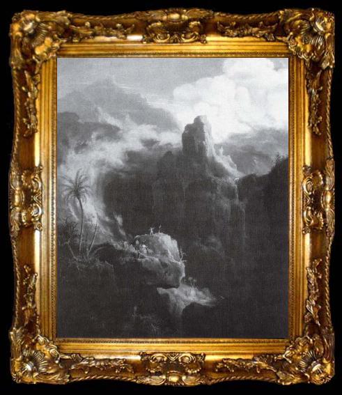 framed  Thomas Cole Landschaft, ta009-2